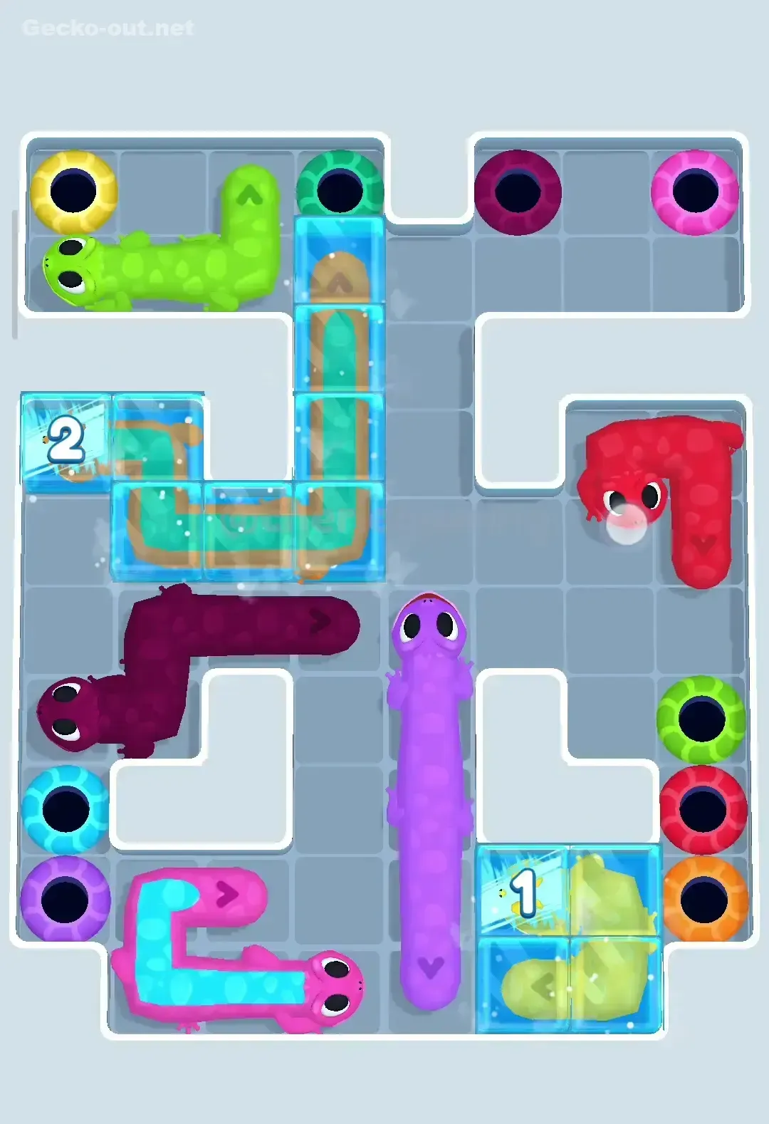 Gecko Out Level 23 Solution 2