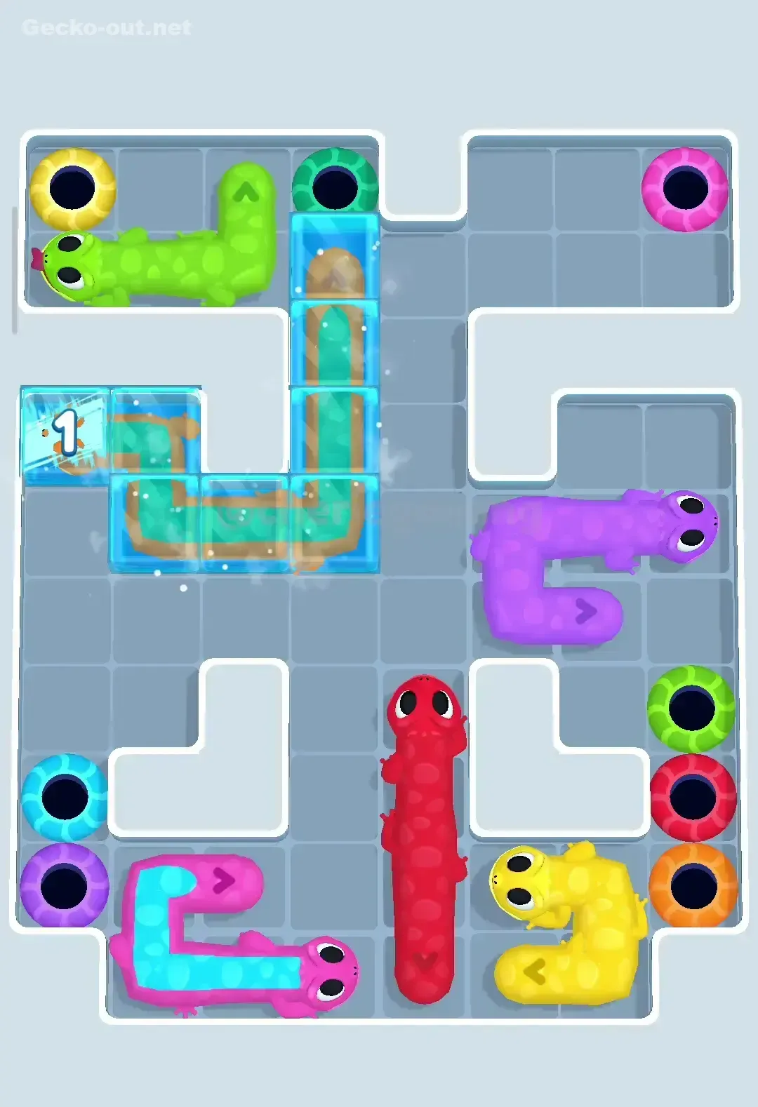 Gecko Out Level 23 Solution 3