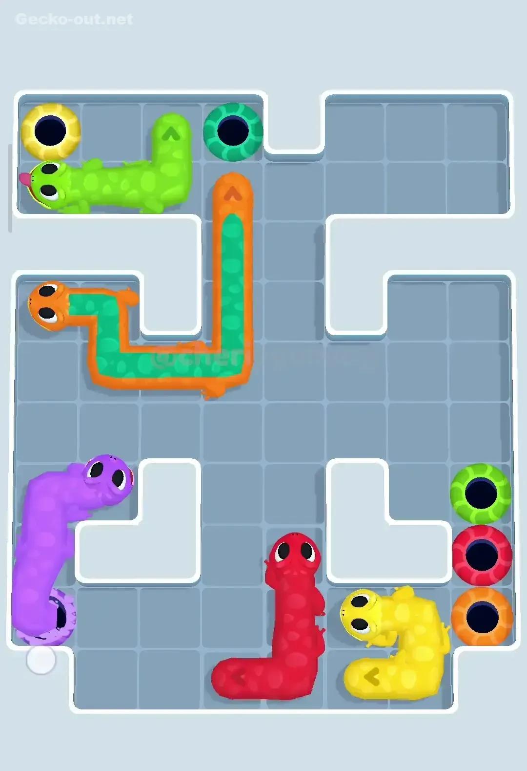 Gecko Out Level 23 Solution 4