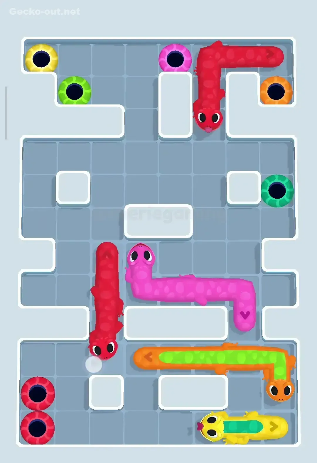 Gecko Out Level 20 Solution 3