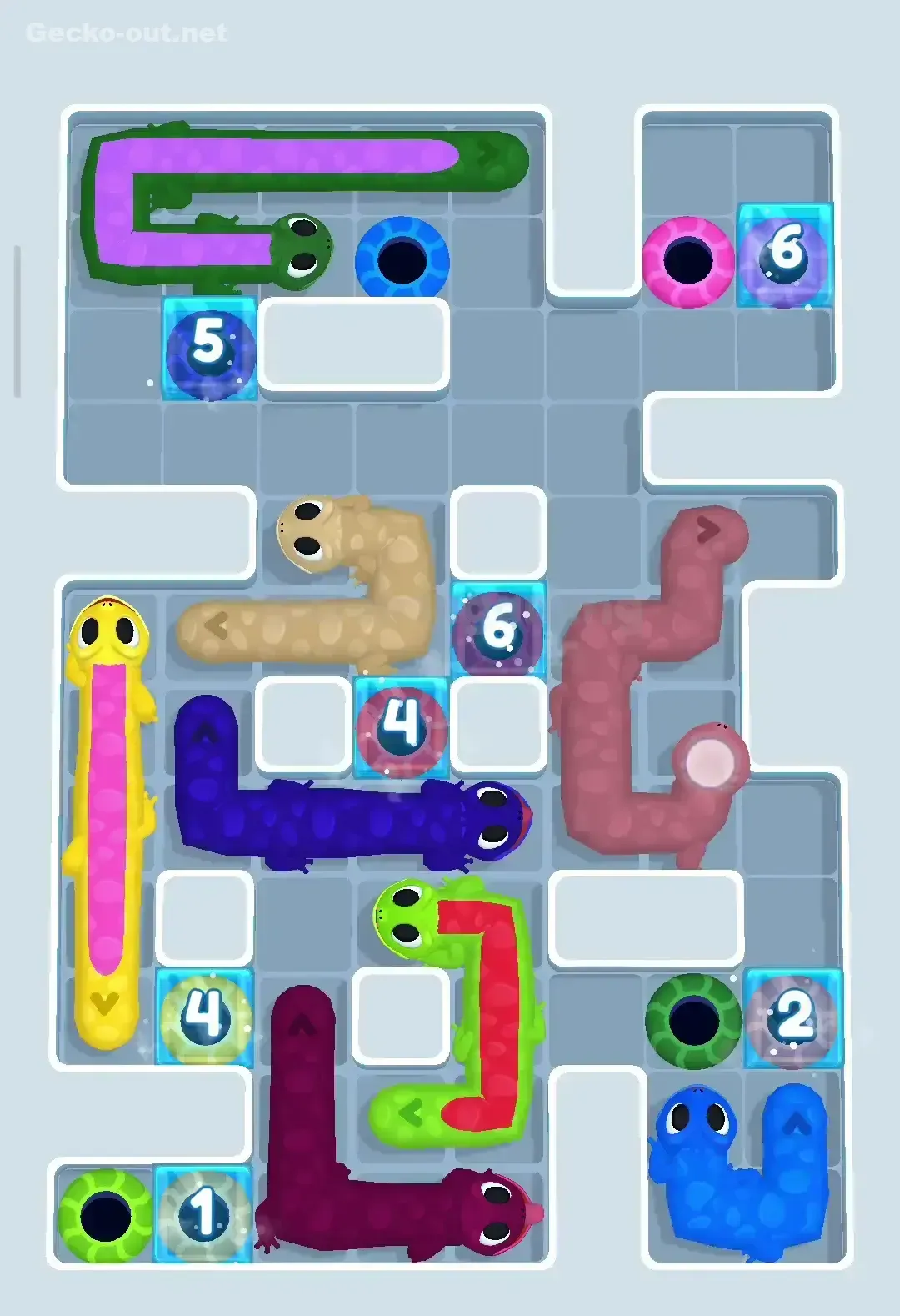 Gecko Out Level 265 Solution 4
