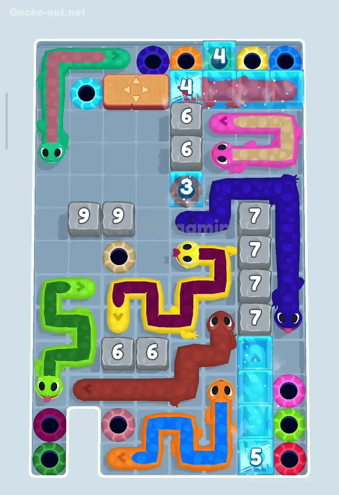 Gecko Out Level 144 Solution 3