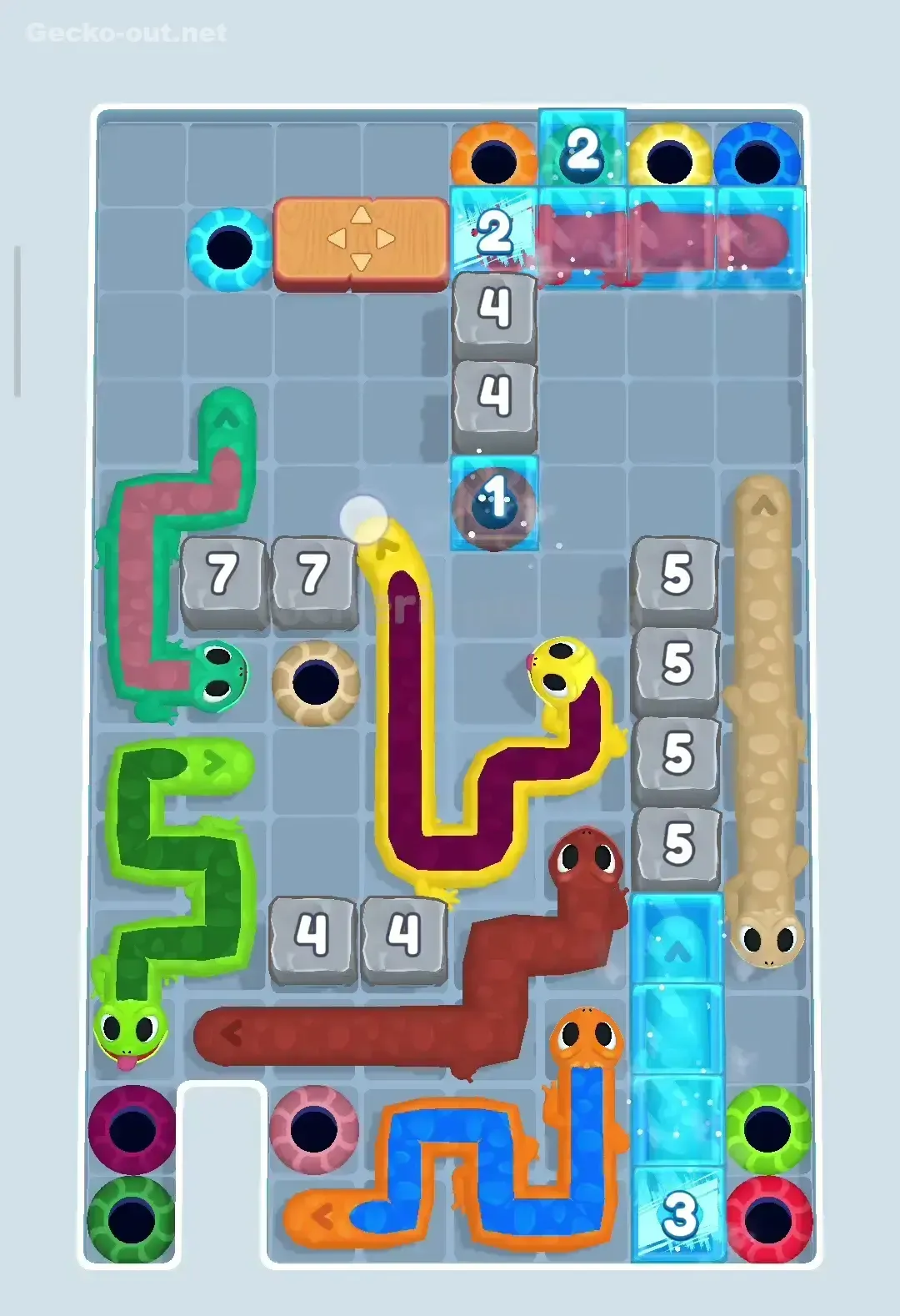 Gecko Out Level 144 Solution 4