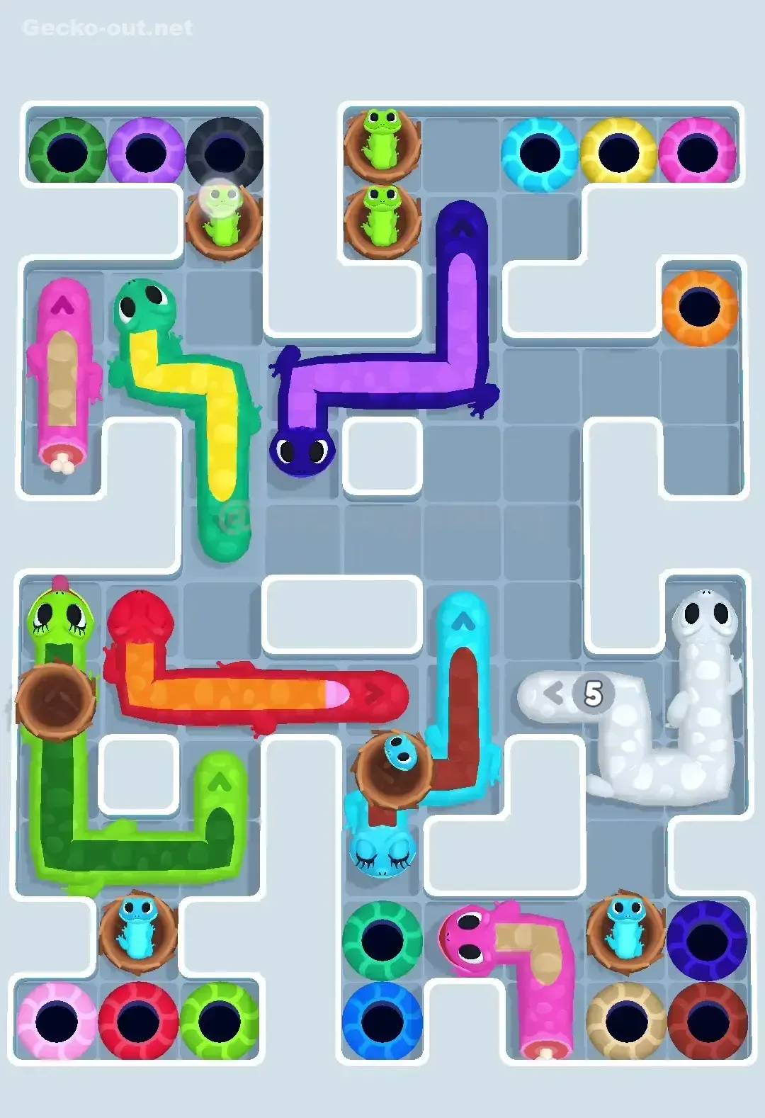 Gecko Out Level 599 Screenshot