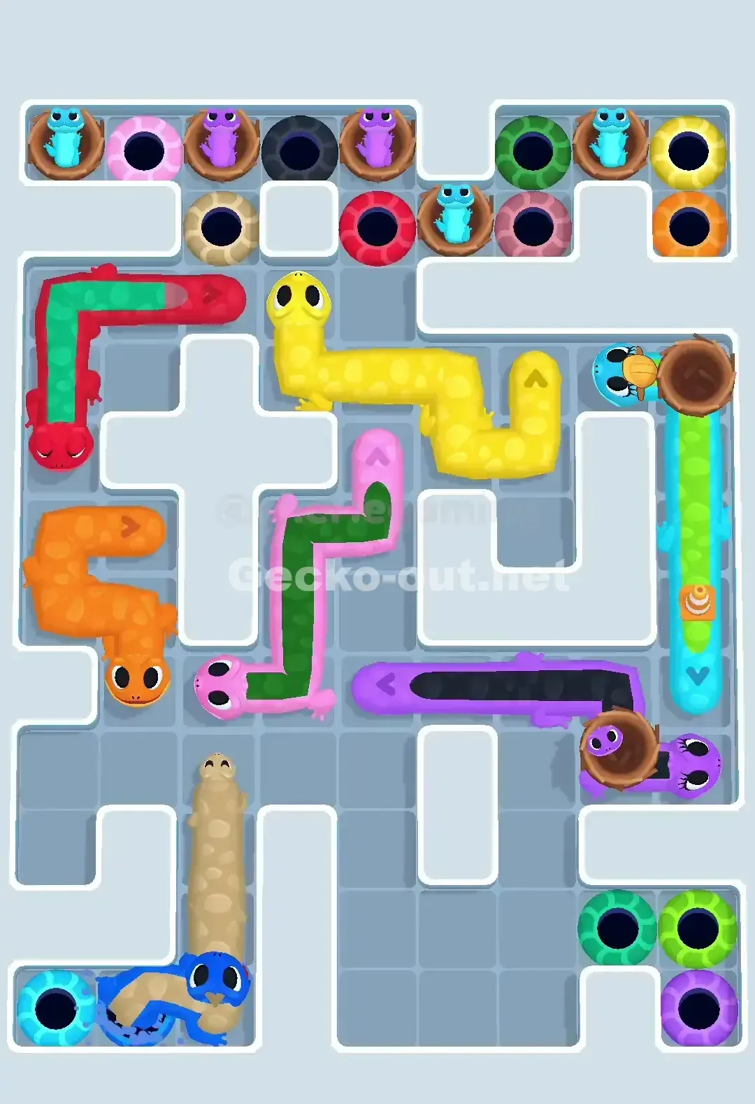 Gecko Out Level 658 Solution 1