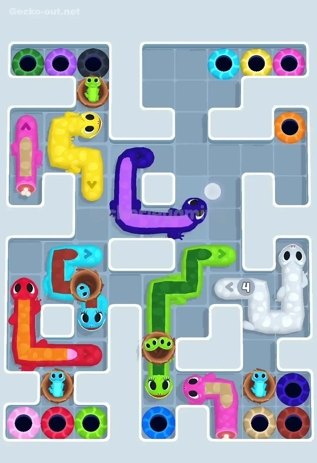 Gecko Out Level 599 Solution 2