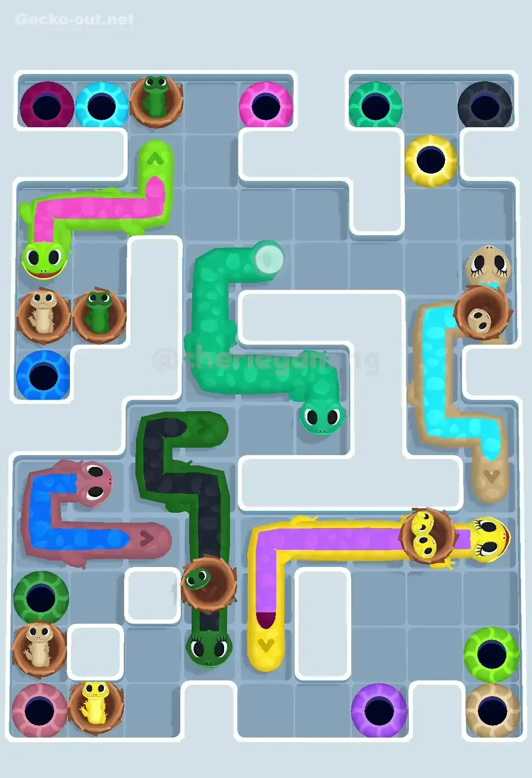 Gecko Out Level 587 Solution 2