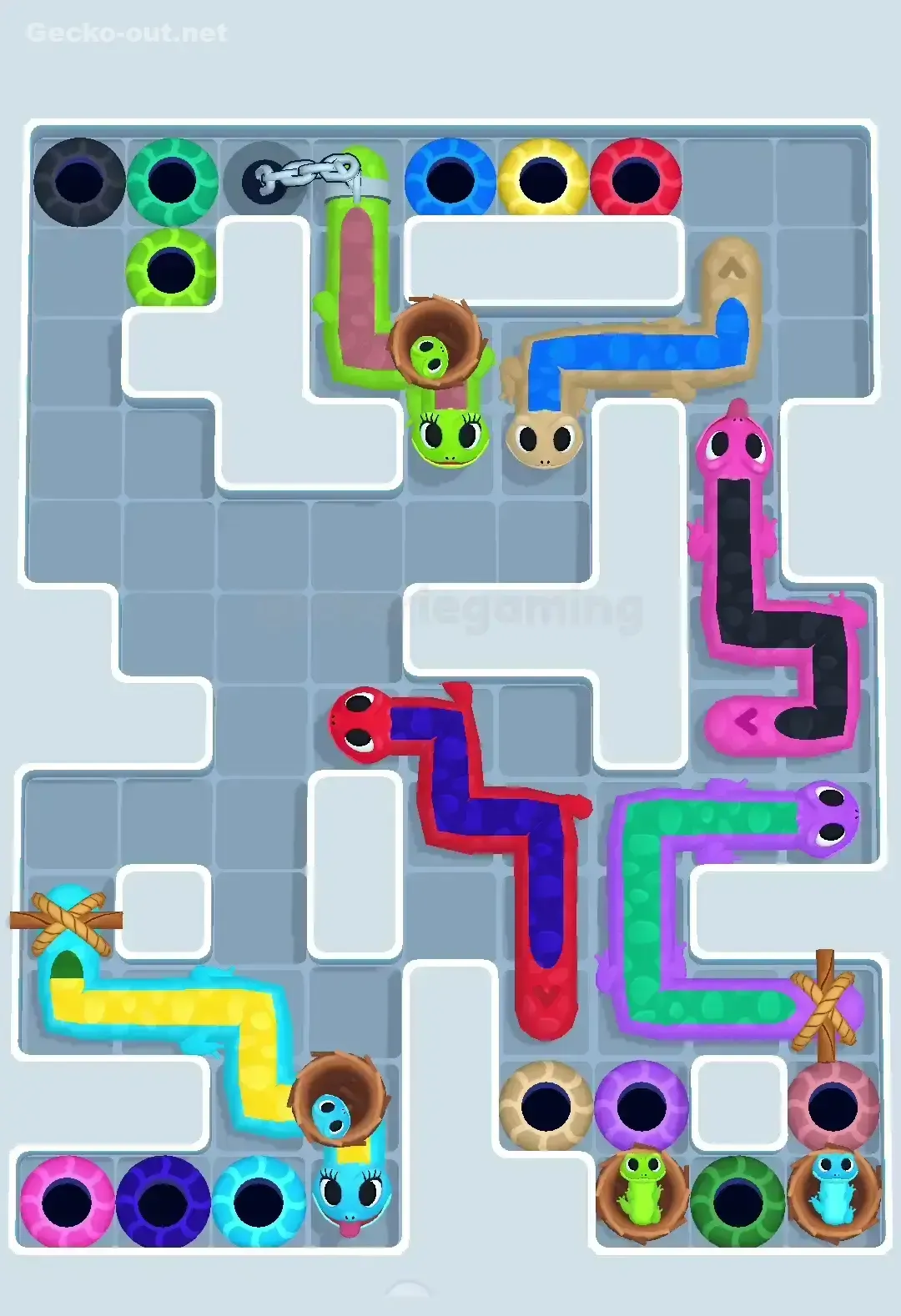 Gecko Out Level 586 Screenshot