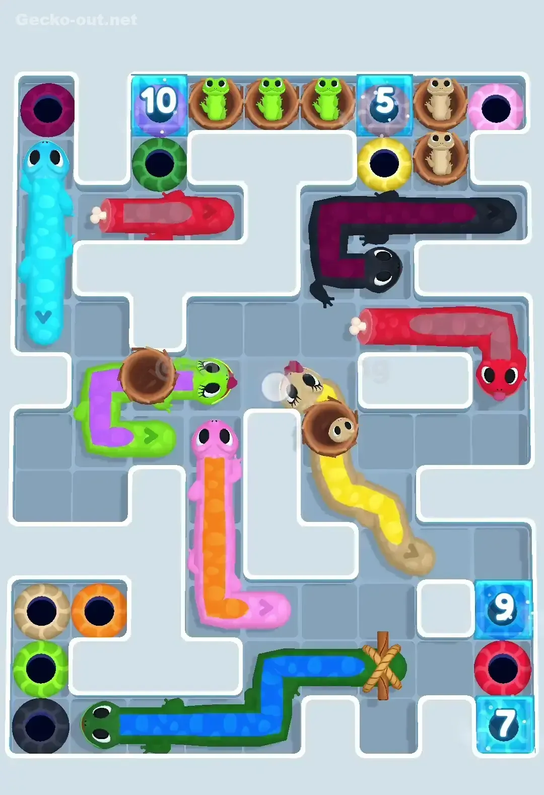 Gecko Out Level 582 Screenshot