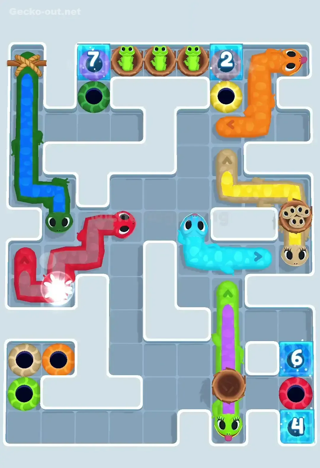 Gecko Out Level 582 Solution 3