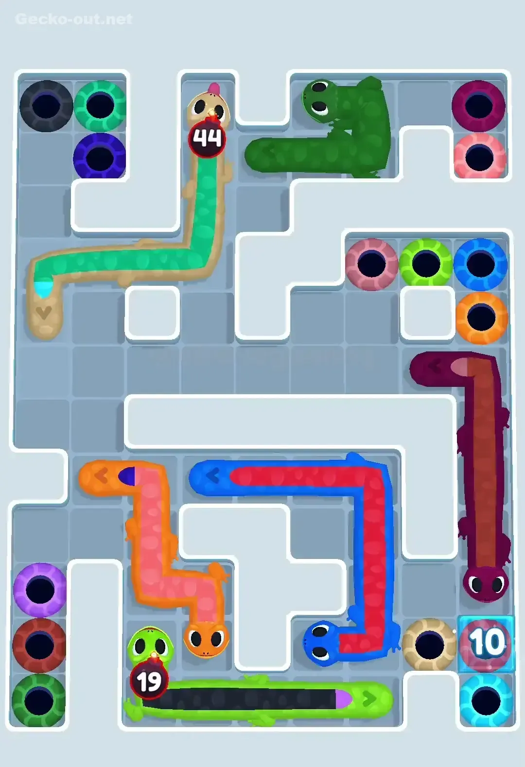 Gecko Out Level 567 Solution 2