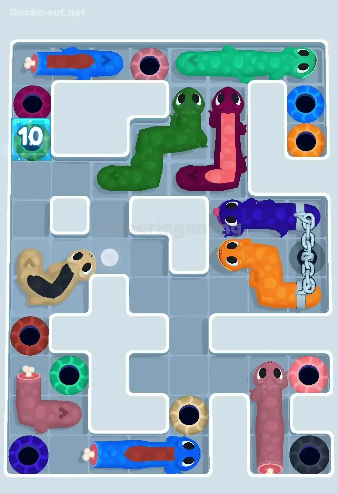 Gecko Out Level 557 Solution 1