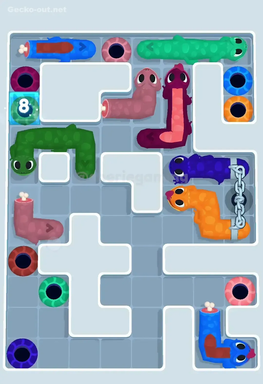 Gecko Out Level 557 Solution 2