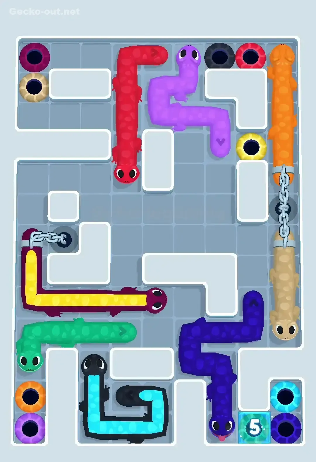 Gecko Out Level 547 Solution 3