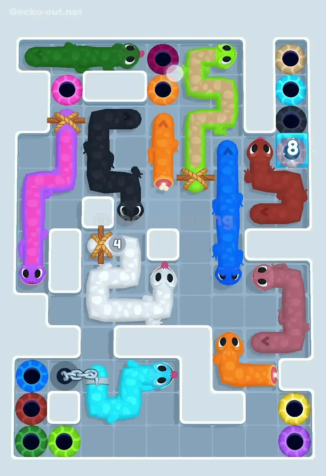 Gecko Out Level 543 Solution 2
