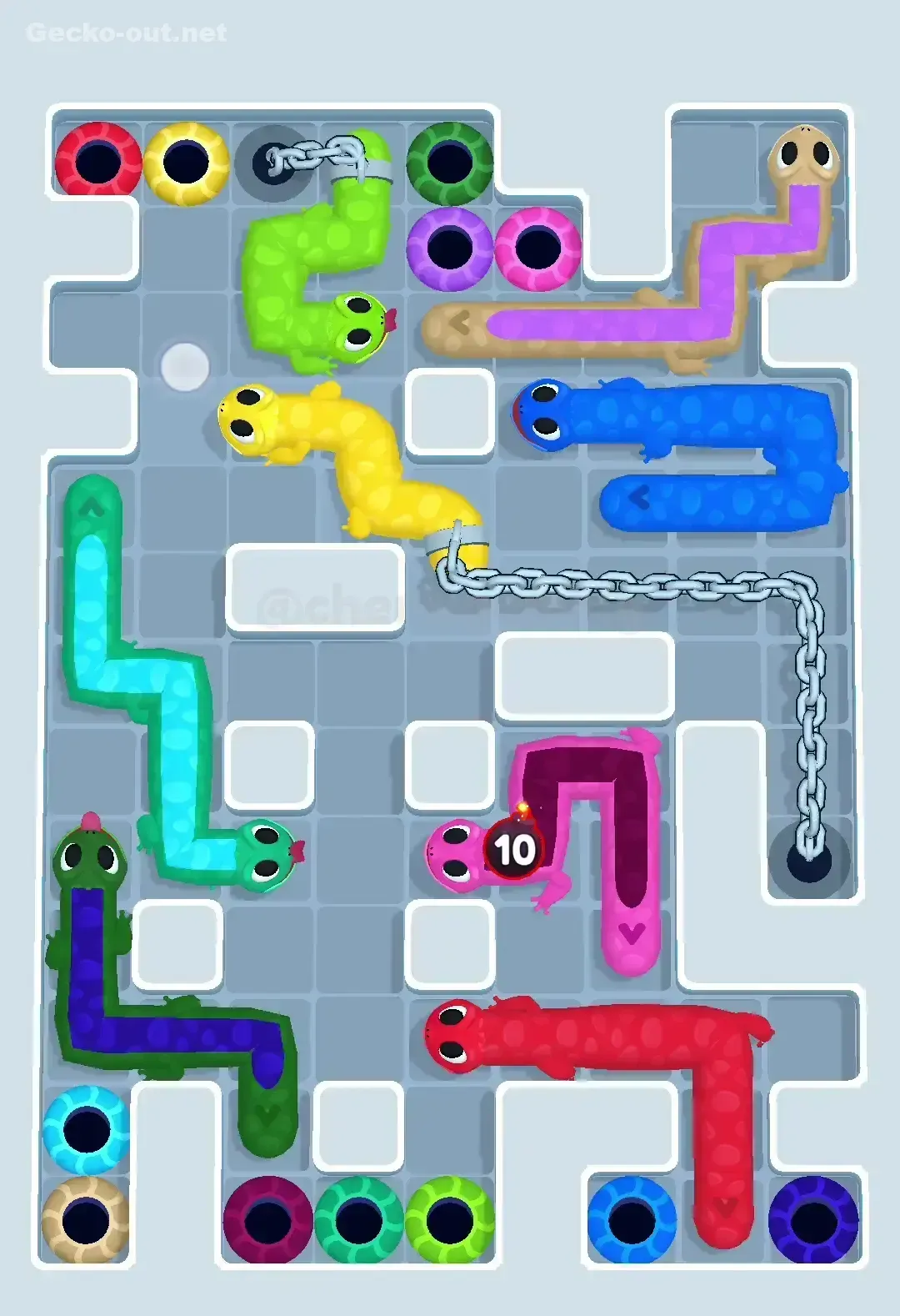 Gecko Out Level 537 Solution 2