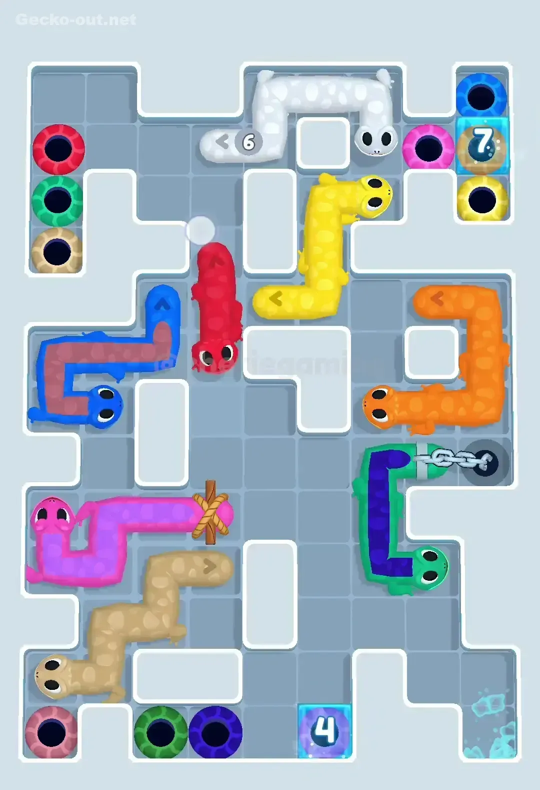 Gecko Out Level 535 Solution 2