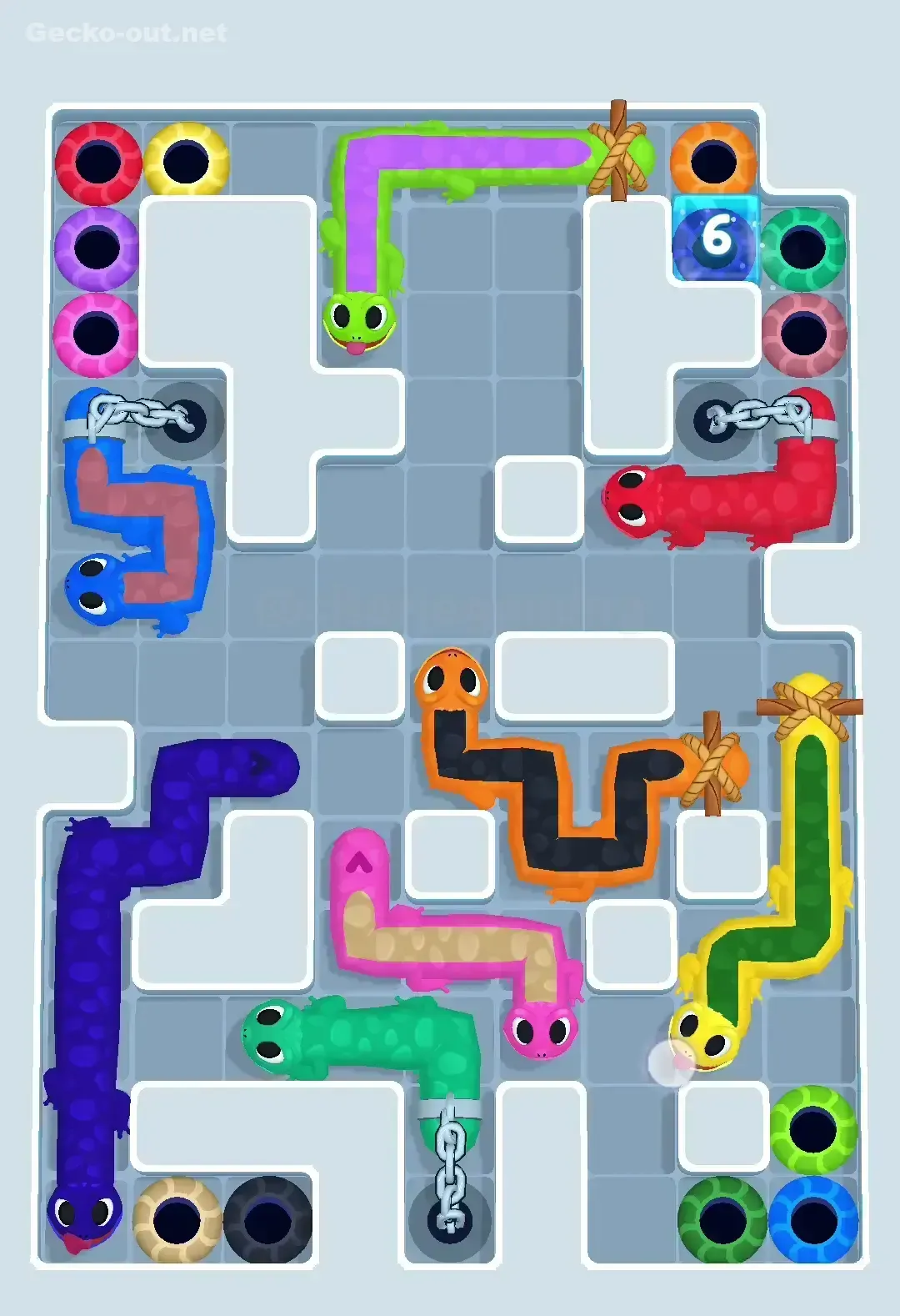 Gecko Out Level 532 Solution 1