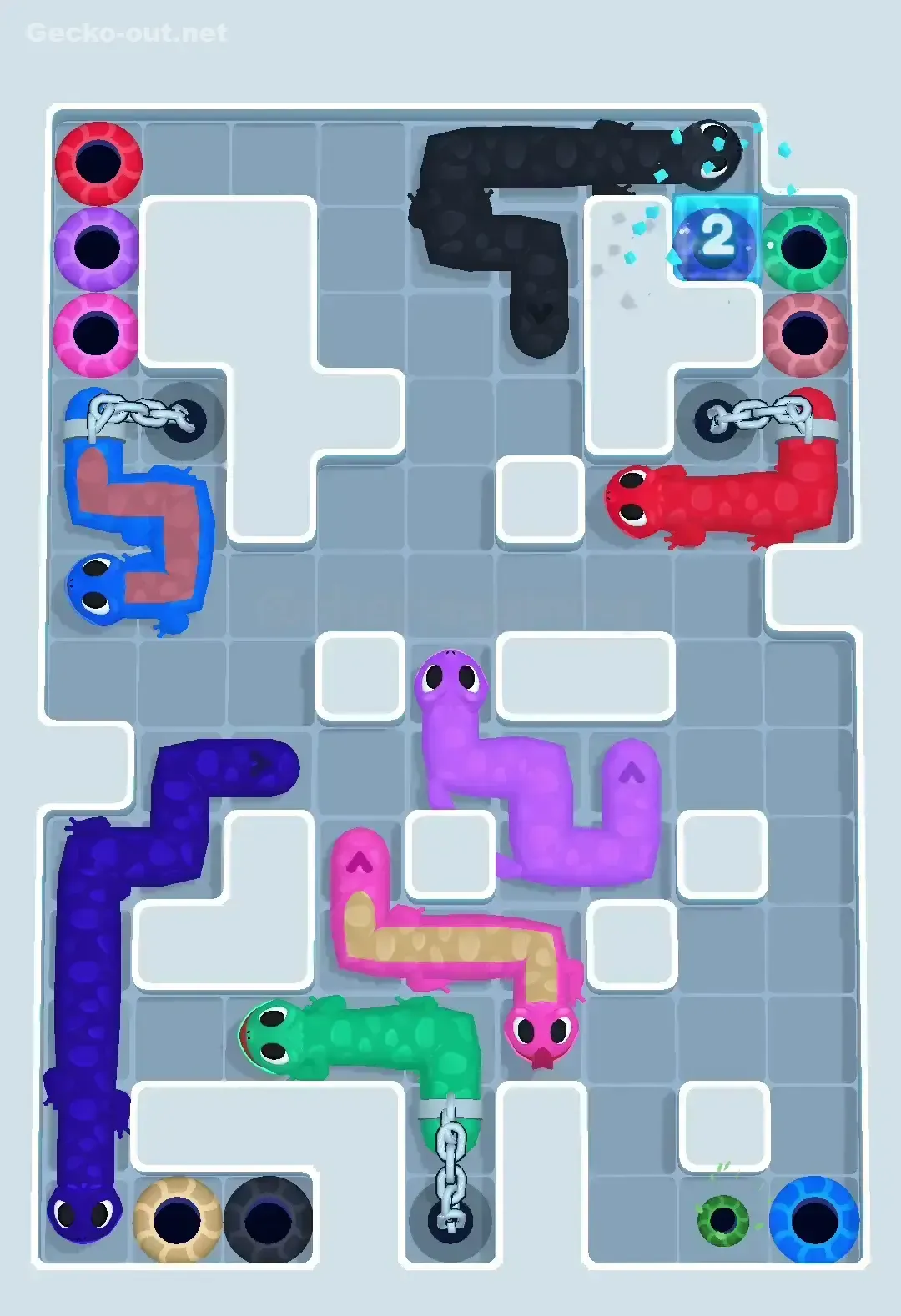 Gecko Out Level 532 Solution 2