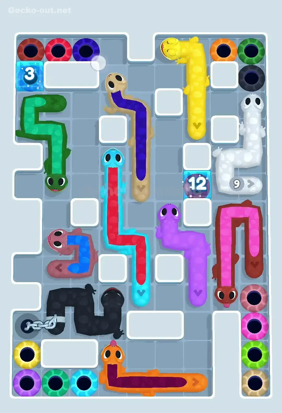 Gecko Out Level 525 Solution 1