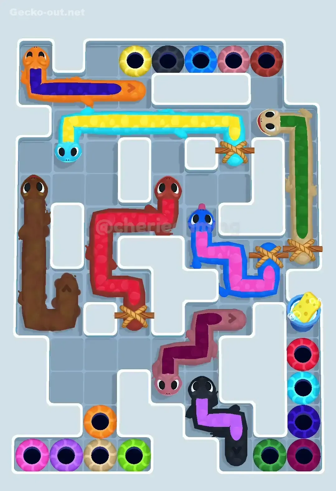 Gecko Out Level 521 Screenshot