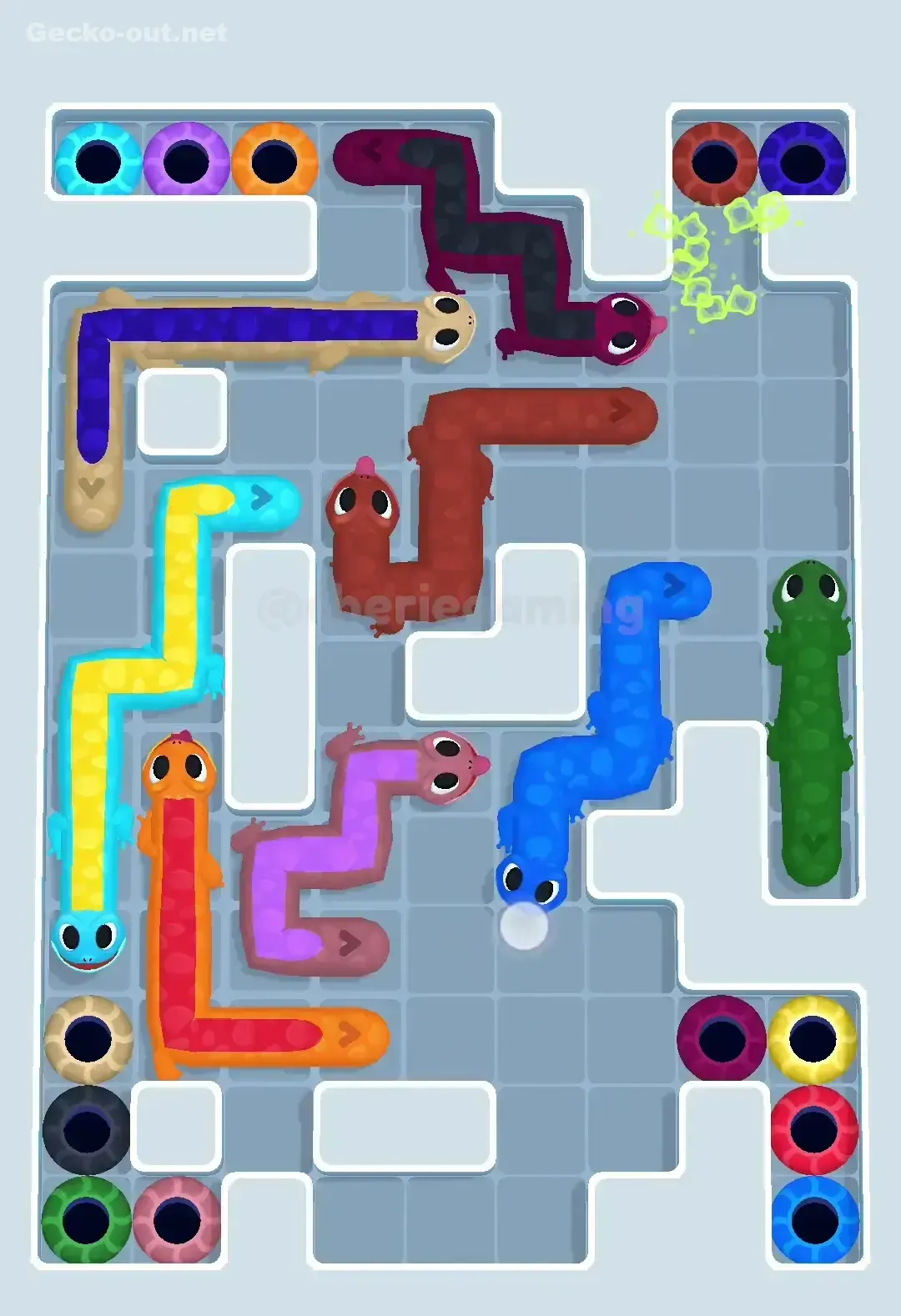 Gecko Out Level 520 Solution 1