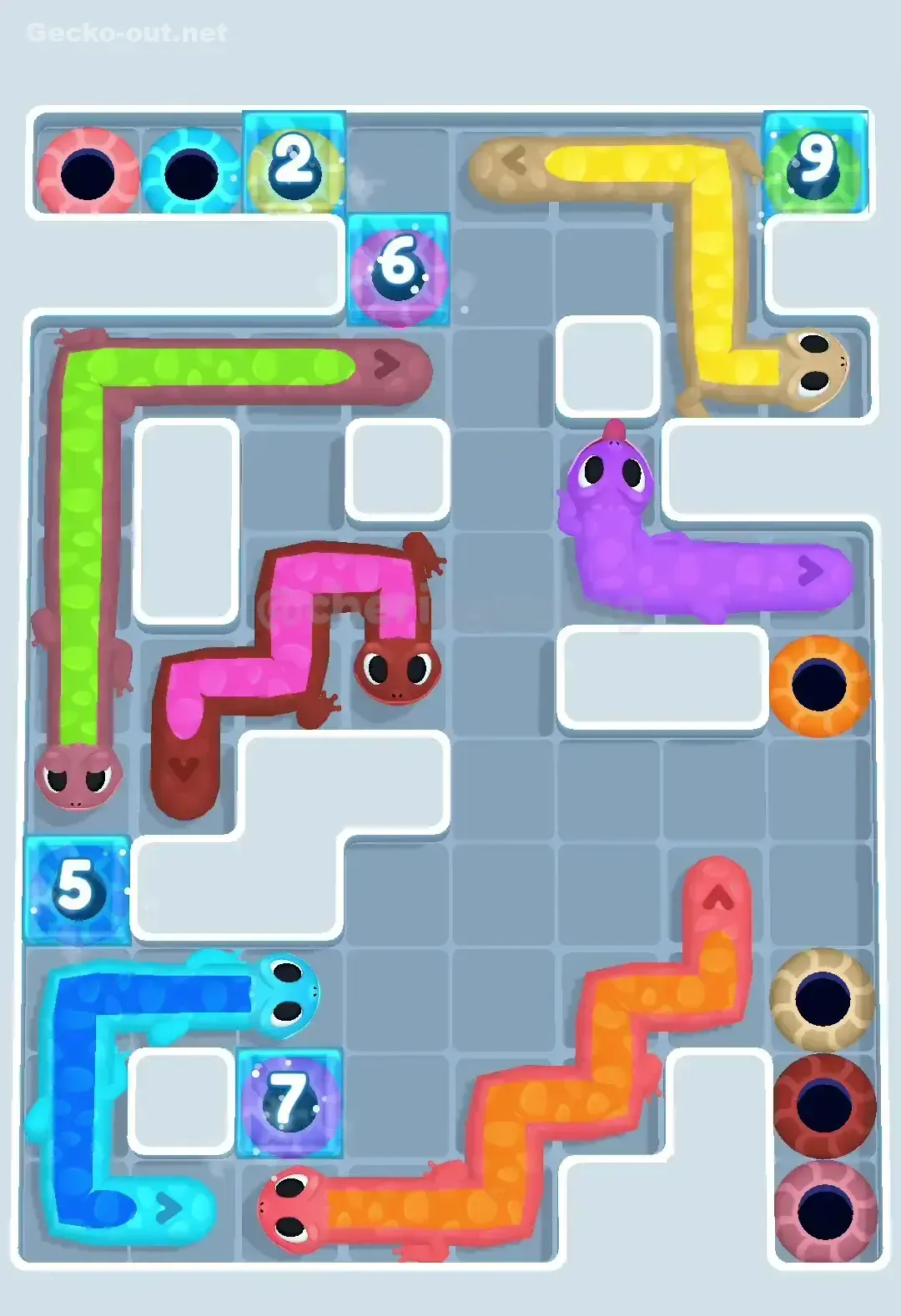 Gecko Out Level 510 Solution 3
