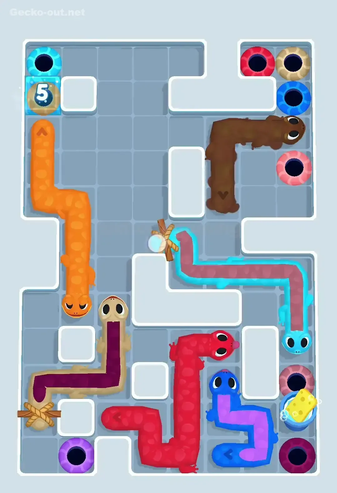 Gecko Out Level 508 Solution 2