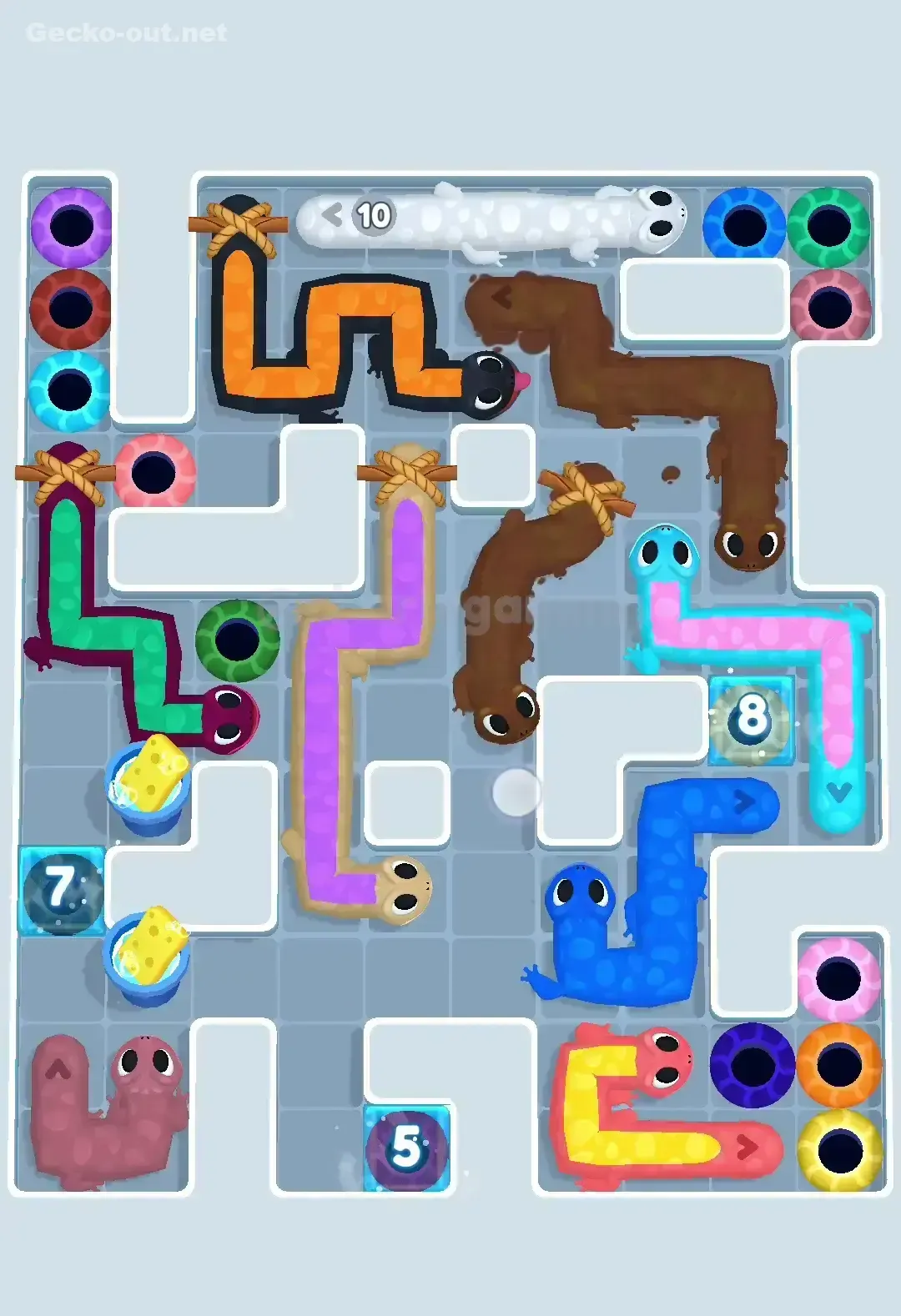 Gecko Out Level 507 Solution 1