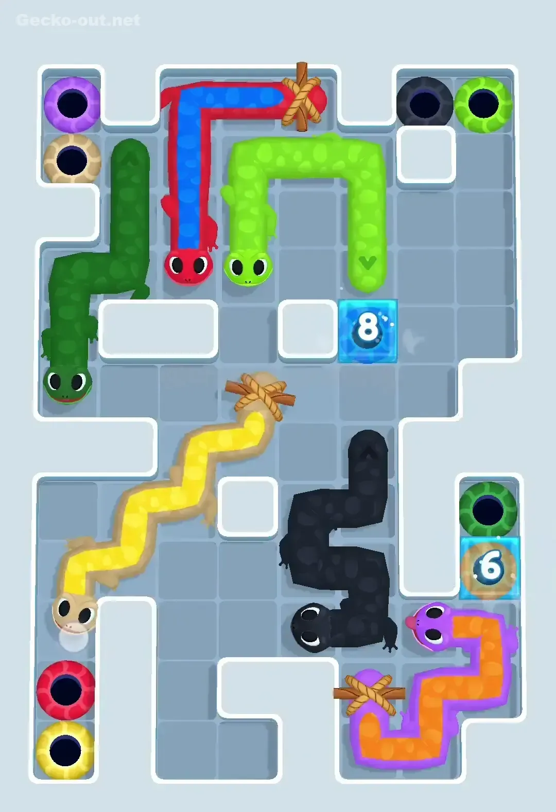 Gecko Out Level 506 Solution 2