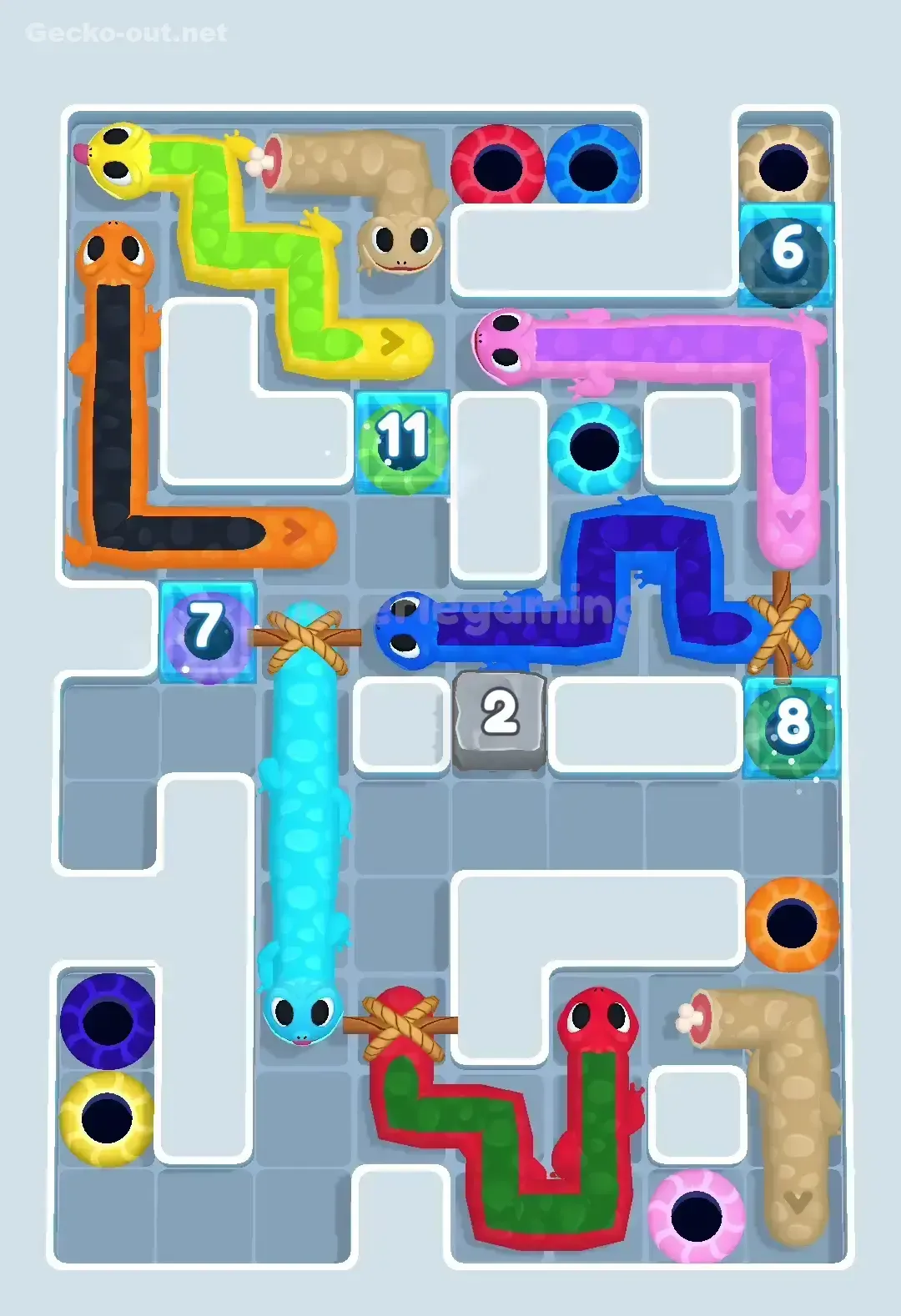 Gecko Out Level 502 Screenshot