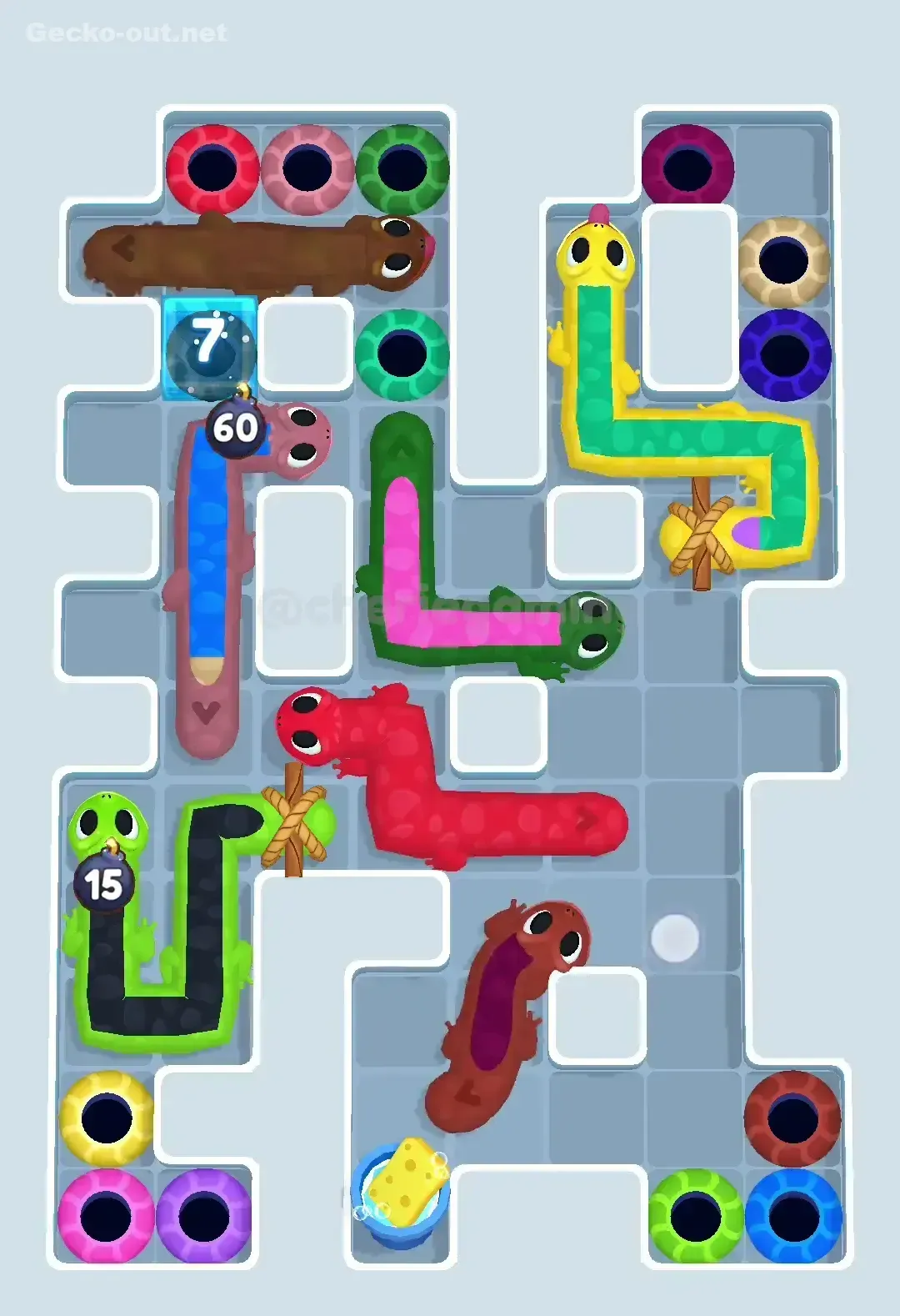 Gecko Out Level 500 Screenshot