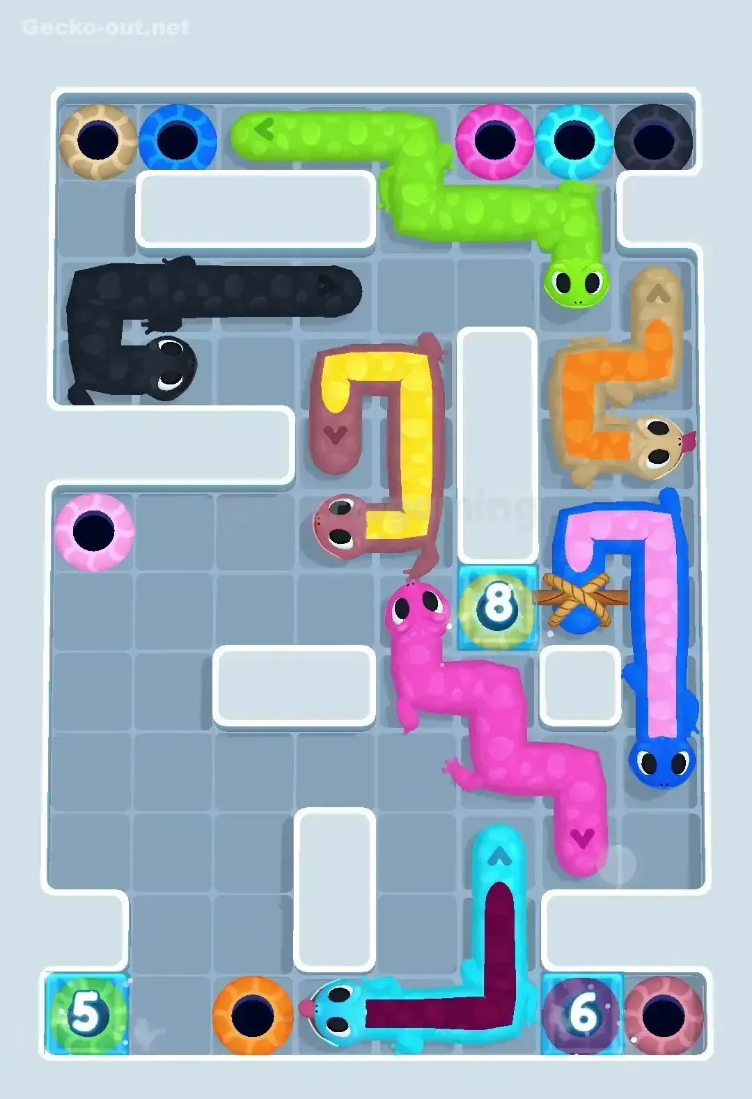 Gecko Out Level 499 Solution 2