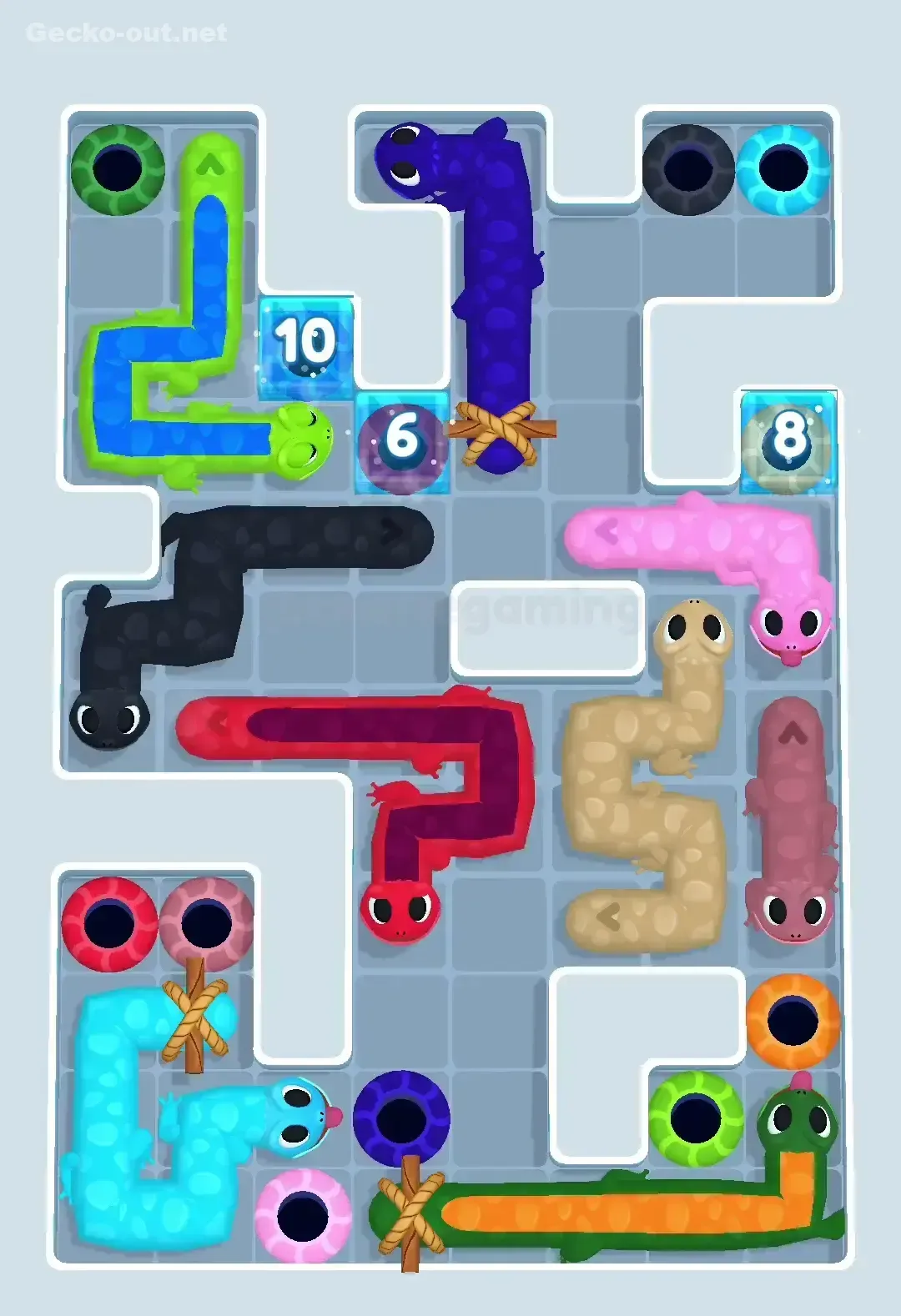 Gecko Out Level 498 Solution 3