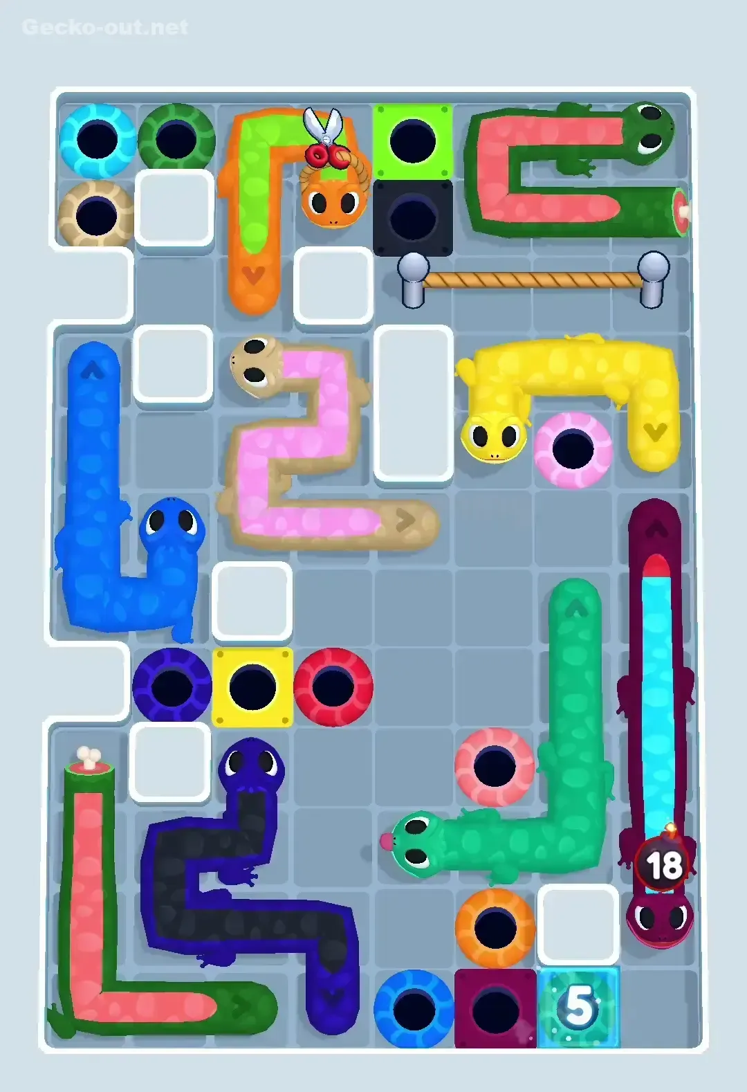 Gecko Out Level 495 Screenshot