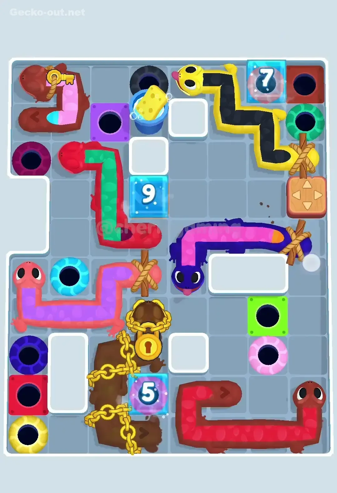 Gecko Out Level 494 Screenshot