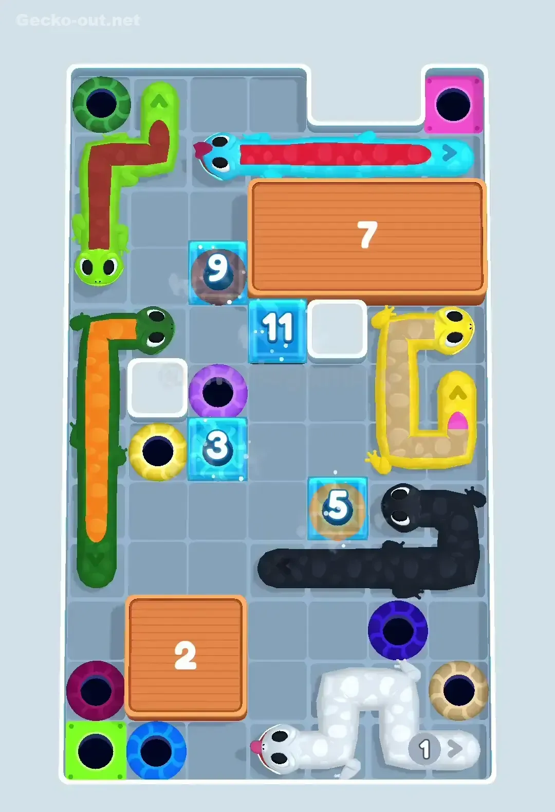 Gecko Out Level 493 Solution 2