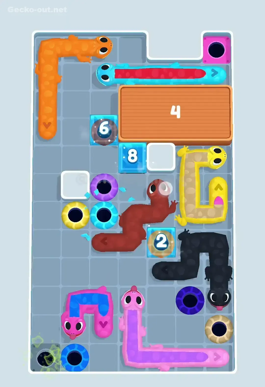 Gecko Out Level 493 Solution 3