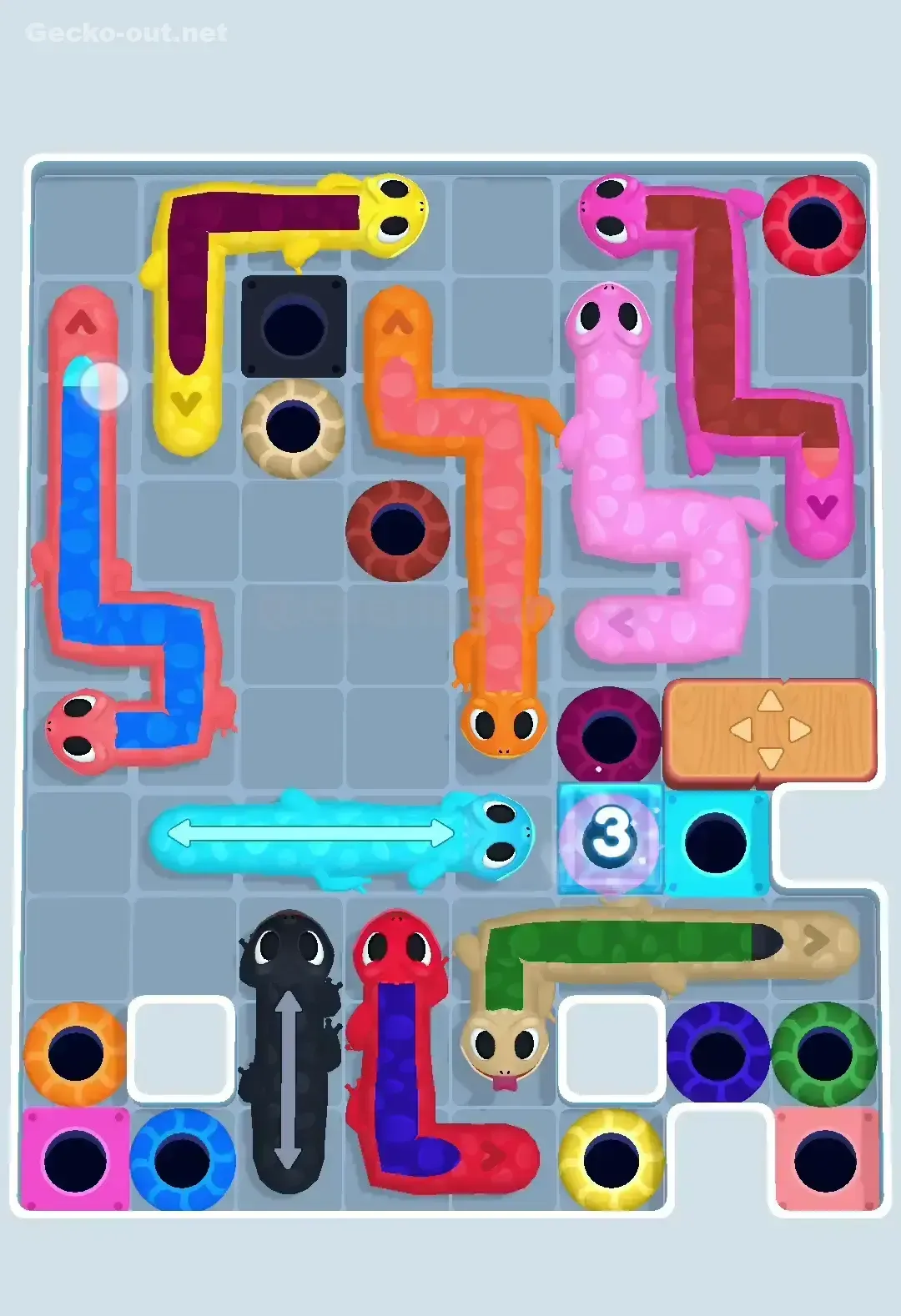 Gecko Out Level 492 Solution 1