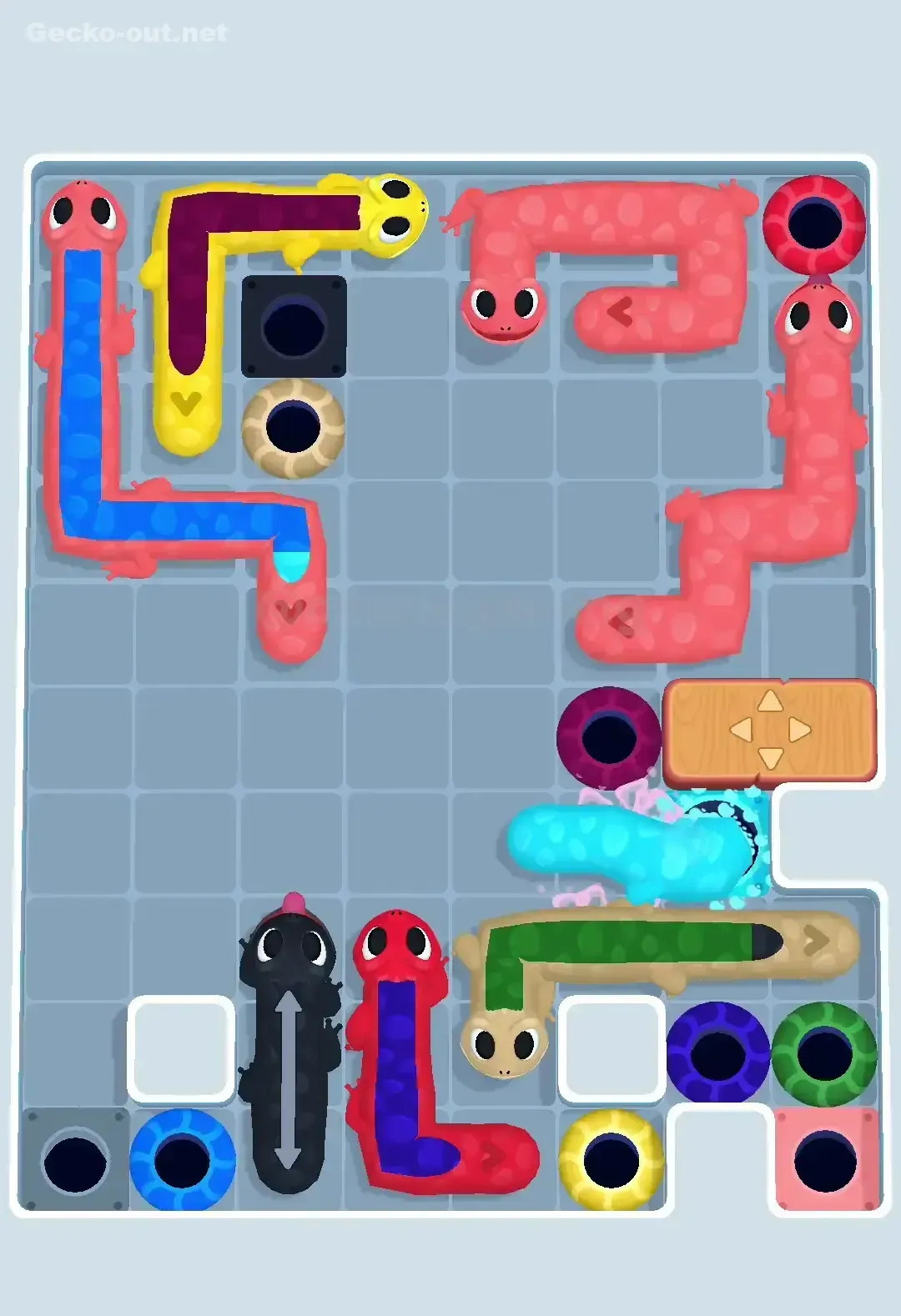 Gecko Out Level 492 Solution 2