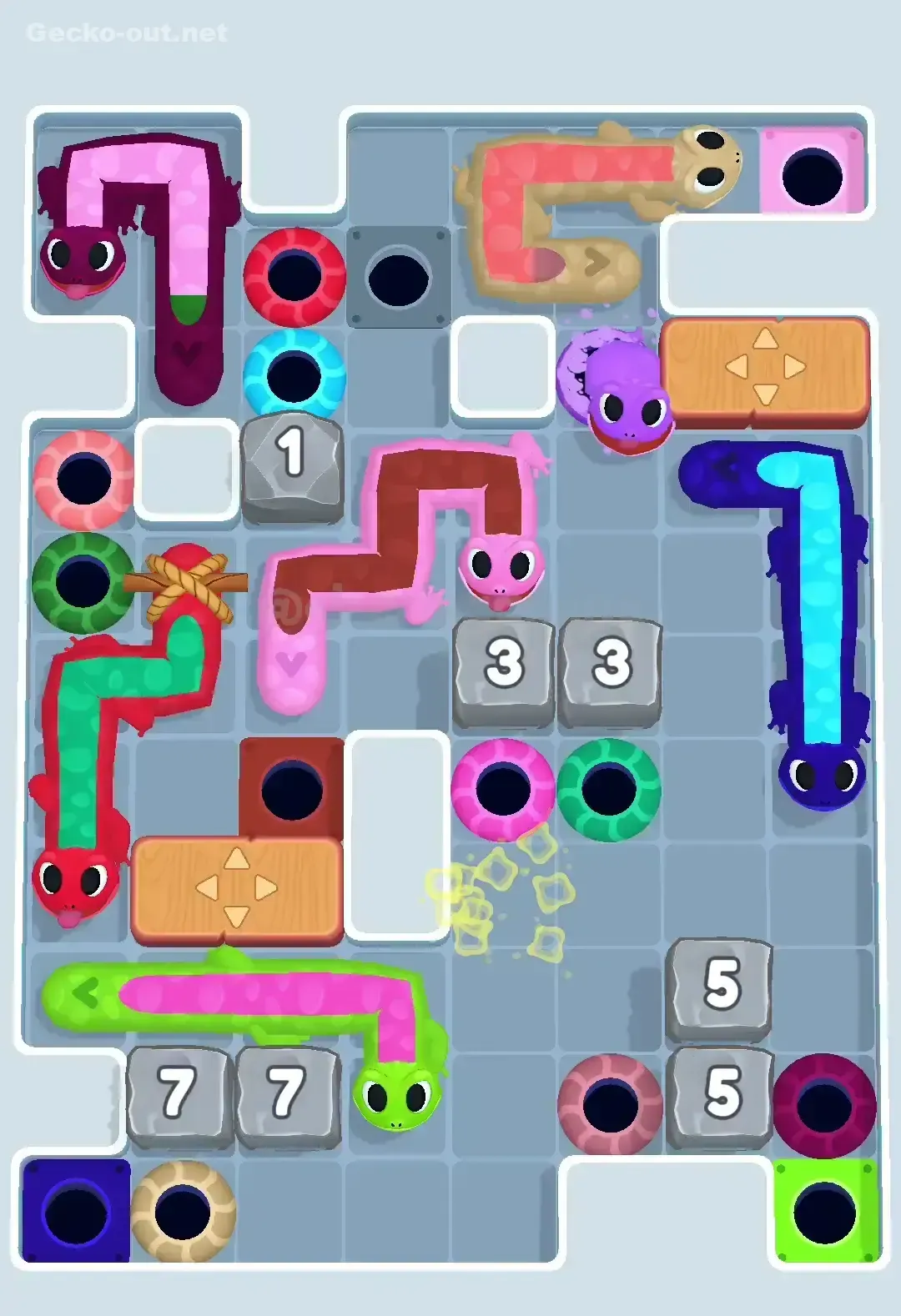 Gecko Out Level 486 Solution 2