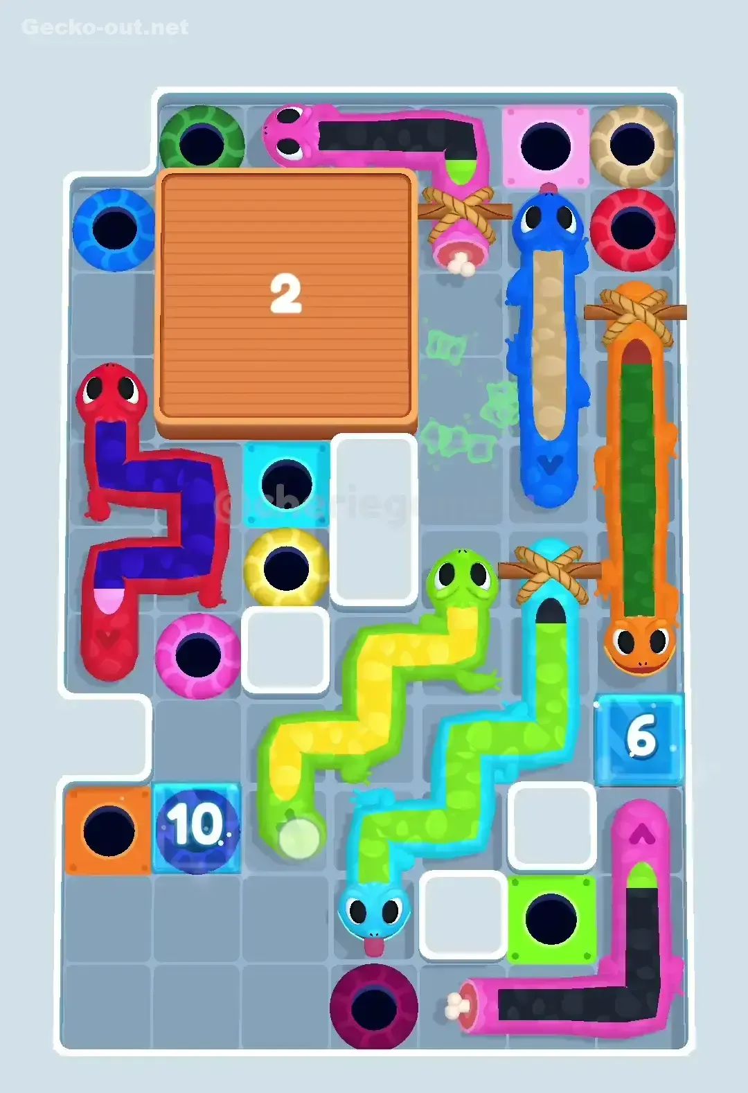 Gecko Out Level 490 Screenshot