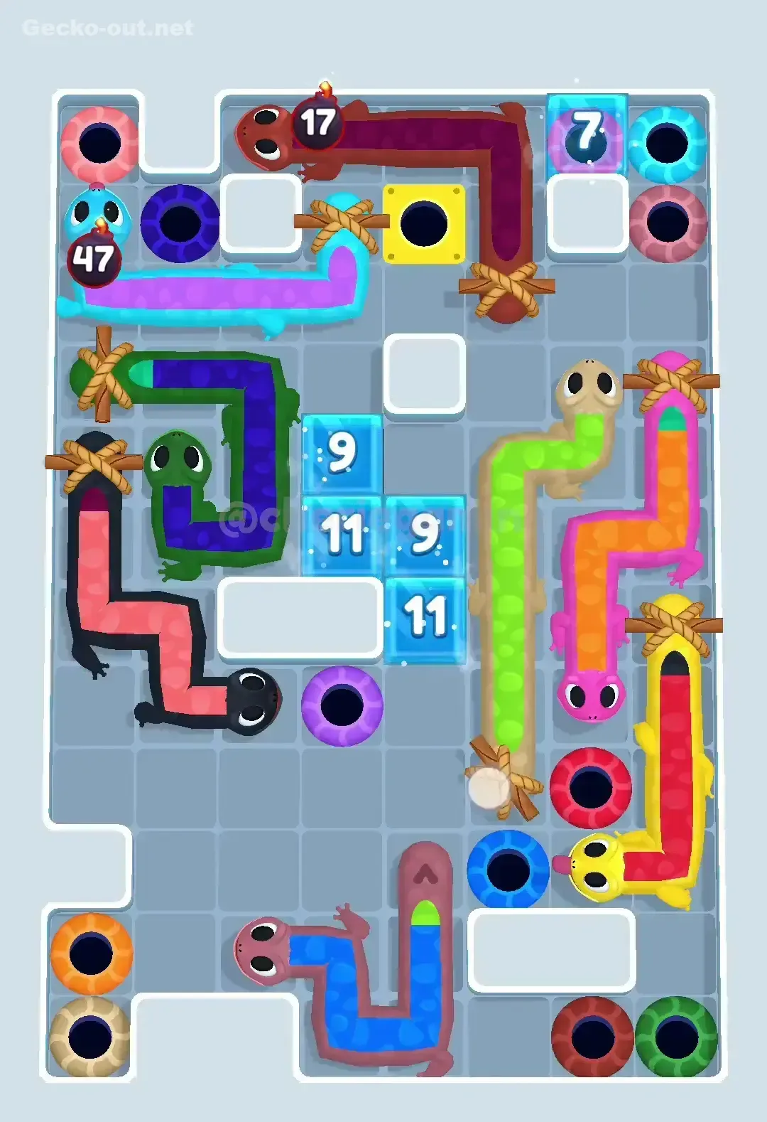 Gecko Out Level 477 Screenshot