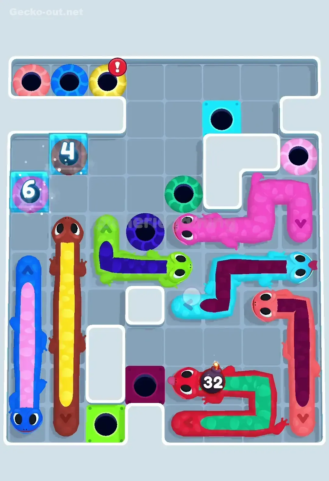 Gecko Out Level 470 Solution 2