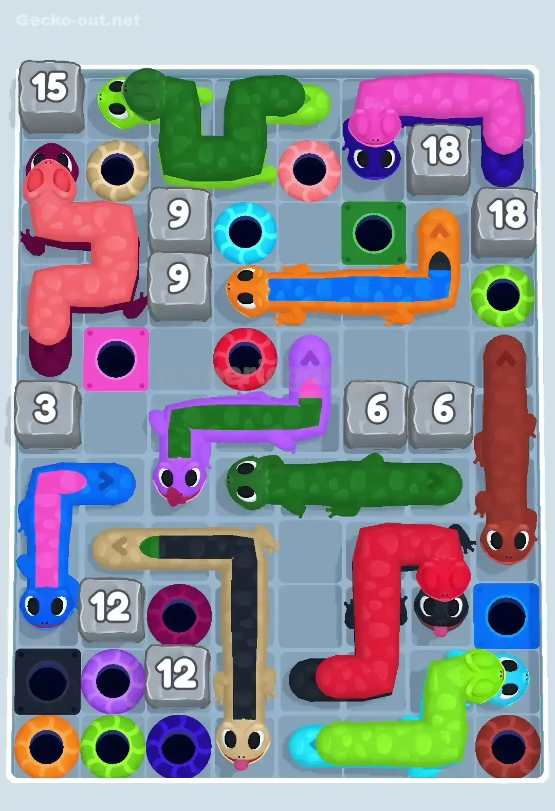 Gecko Out Level 467 Solution 2