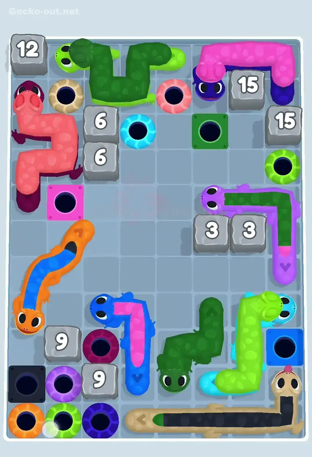 Gecko Out Level 467 Solution 3