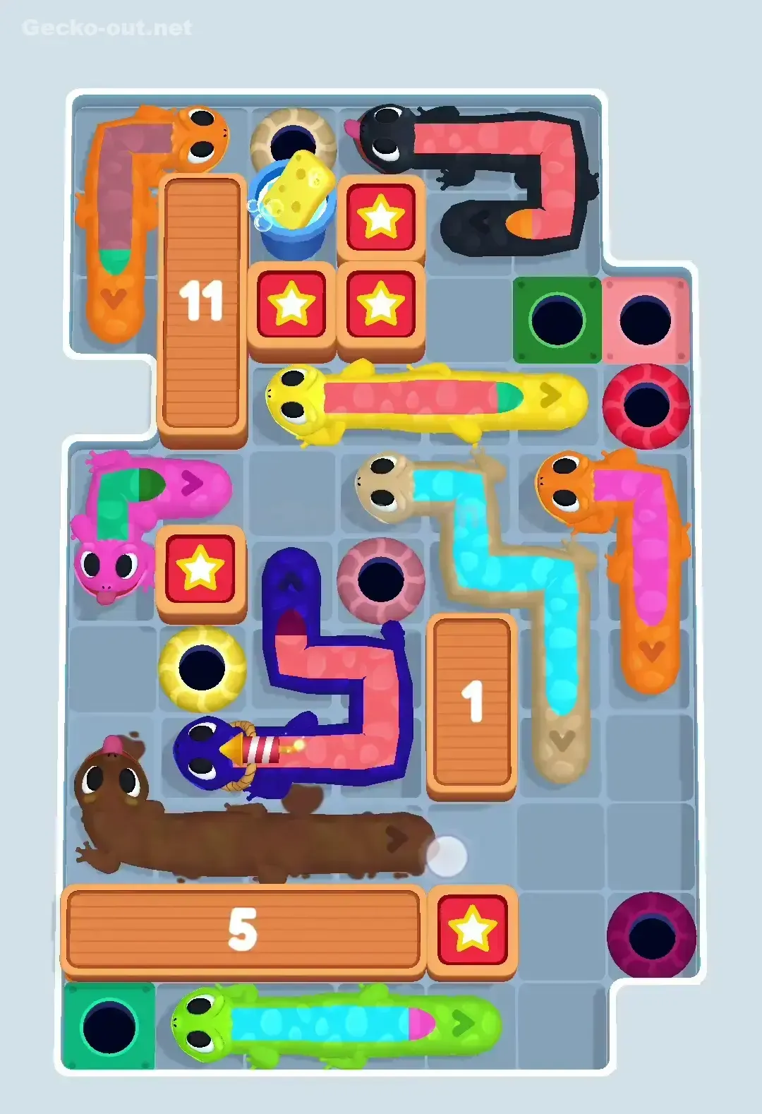 Gecko Out Level 466 Screenshot