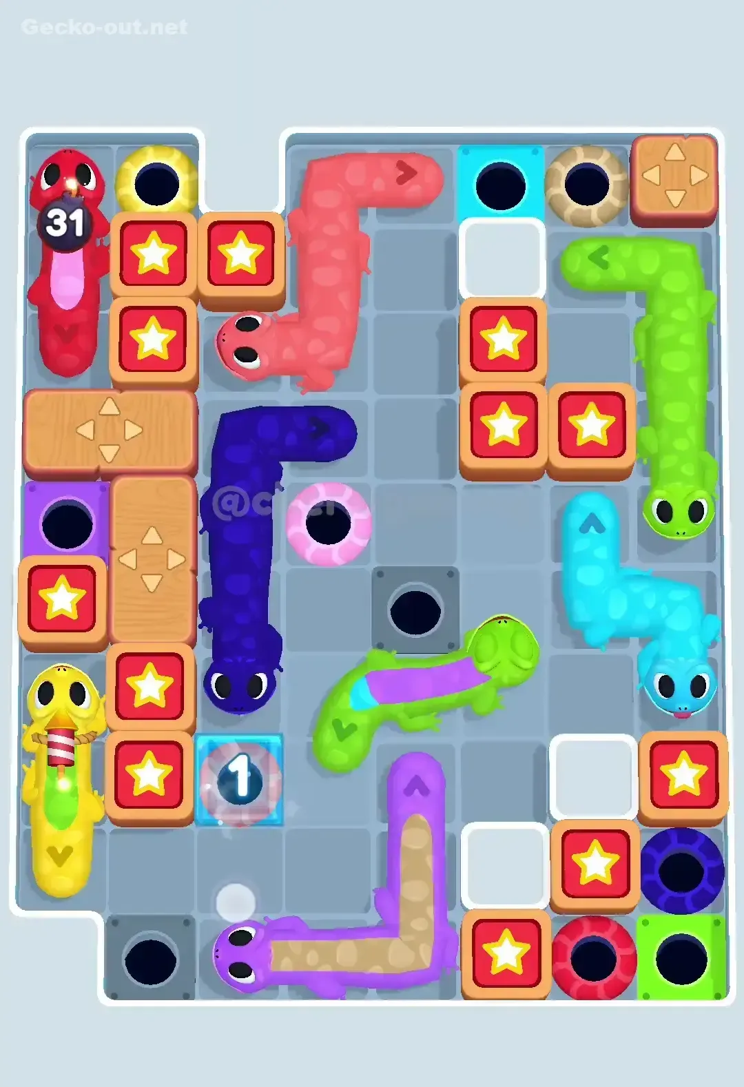 Gecko Out Level 464 Solution 3