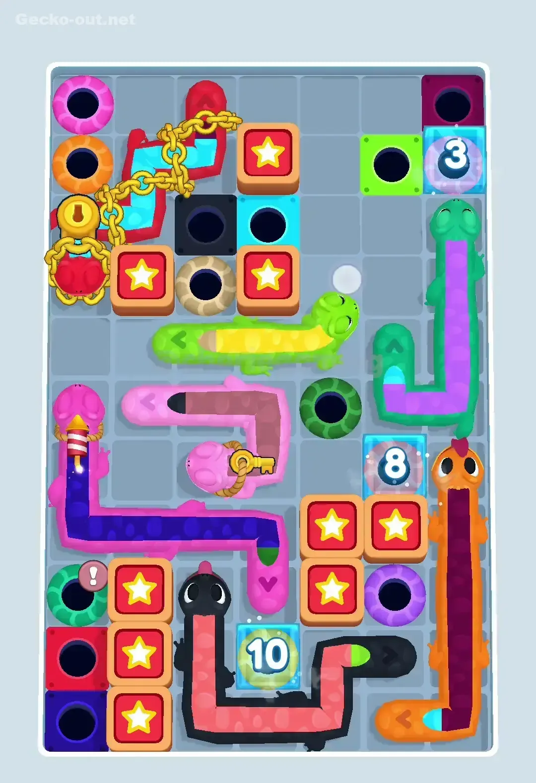 Gecko Out Level 461 Solution 3