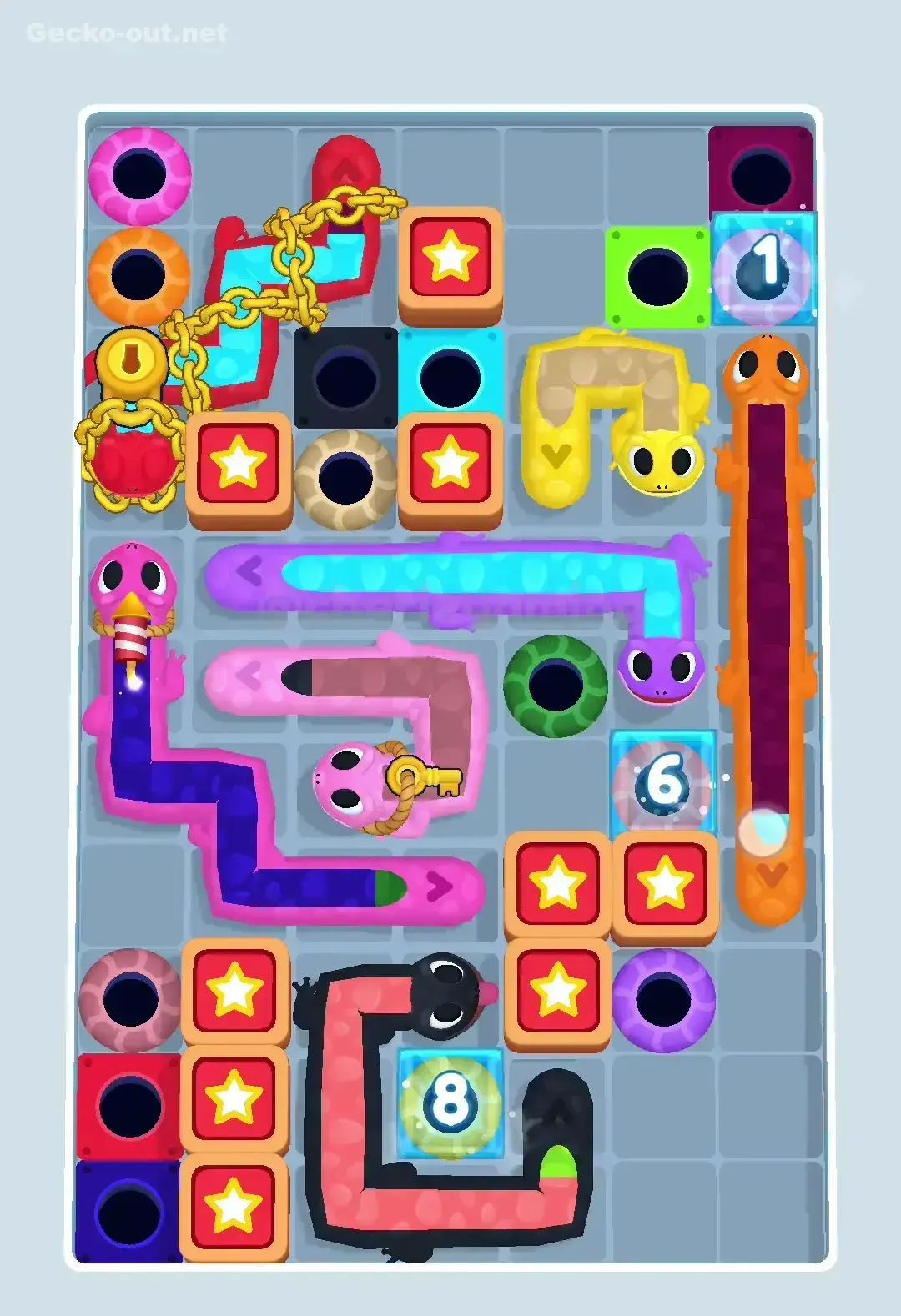 Gecko Out Level 460 Solution 2